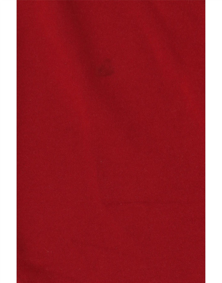 Top pentru bărbați PUMA cu mânecă lungă, roșu mic, din poliester