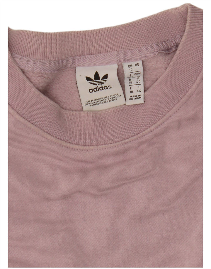 Pulover supradimensionat pentru femei Adidas UK 12 Medium Black Colorblock