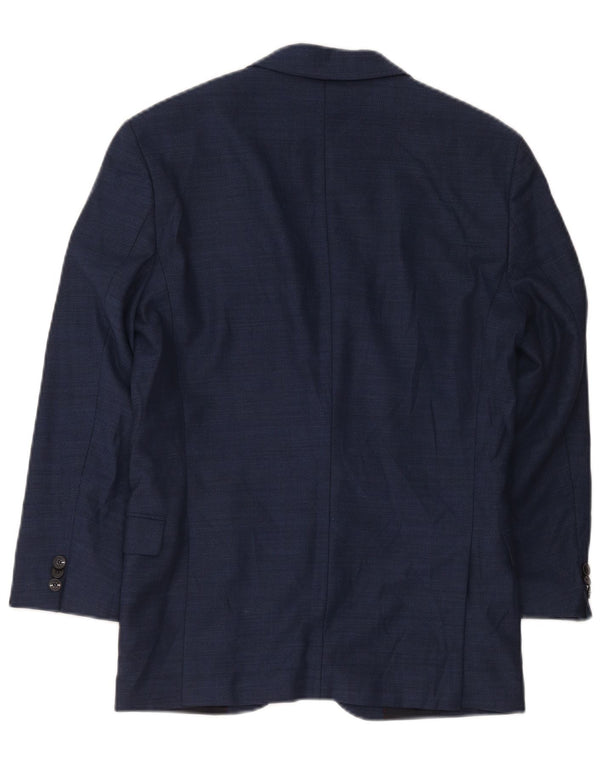 Blazer pentru bărbați Hugo Boss, cu 2 nasturi, EU 46, lână virgină, bleumarin, mic