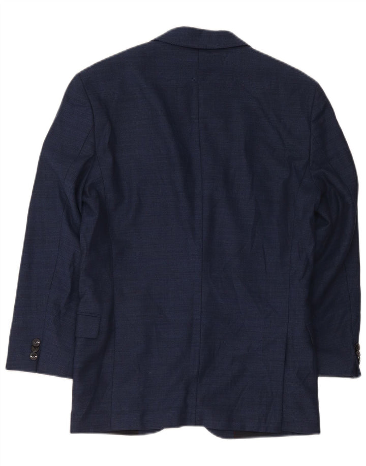 Blazer pentru bărbați Hugo Boss, cu 2 nasturi, EU 46, lână virgină, bleumarin, mic