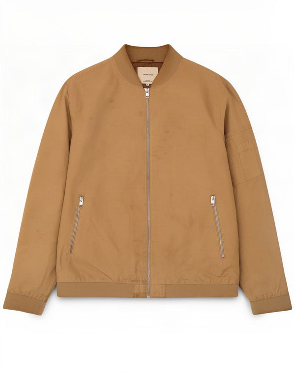 Jack & Jones Bomber Jacket pentru bărbați UK 42 XL poliester bej