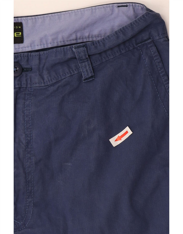 MARKS & SPENCER Pantaloni scurți cargo pentru bărbați, W30, mediu albastru
