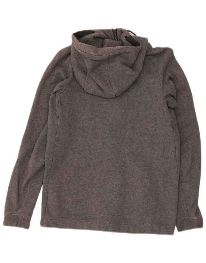Pulover Nike pentru bărbați, cu fermoar, bumbac, gri mic