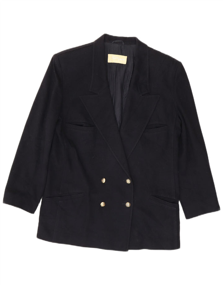 Jachetă Blazer pentru femei Les Copains, cu două piepturi, UK 14 Medium Bleumarin