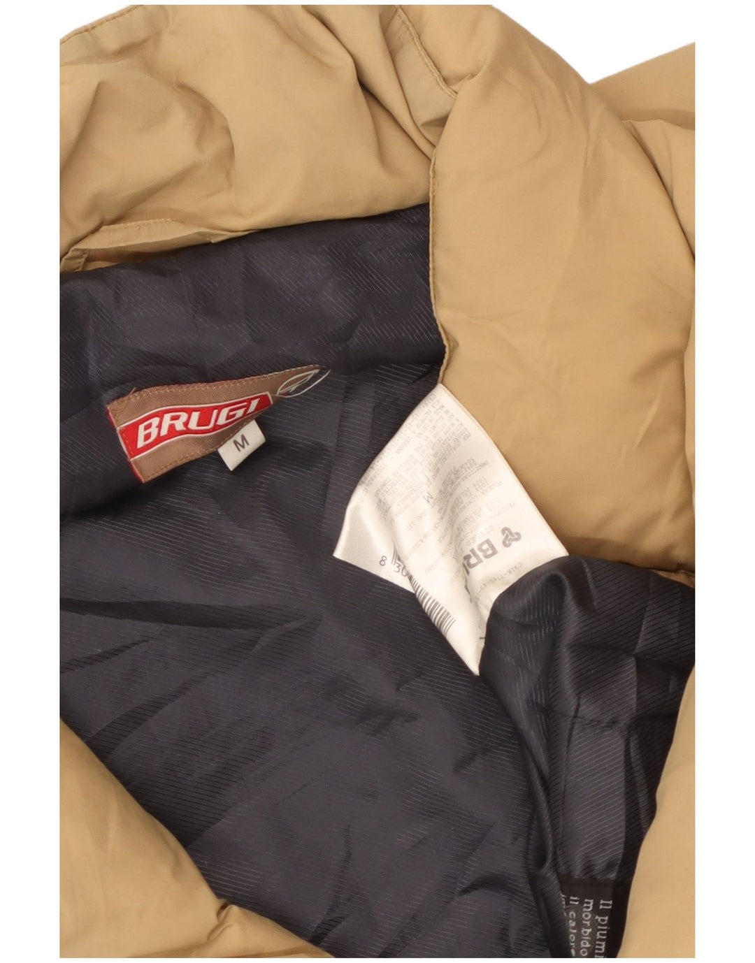 Gilet căptușit pentru bărbați Brugi UK 38 Medium Beige Poliamidă