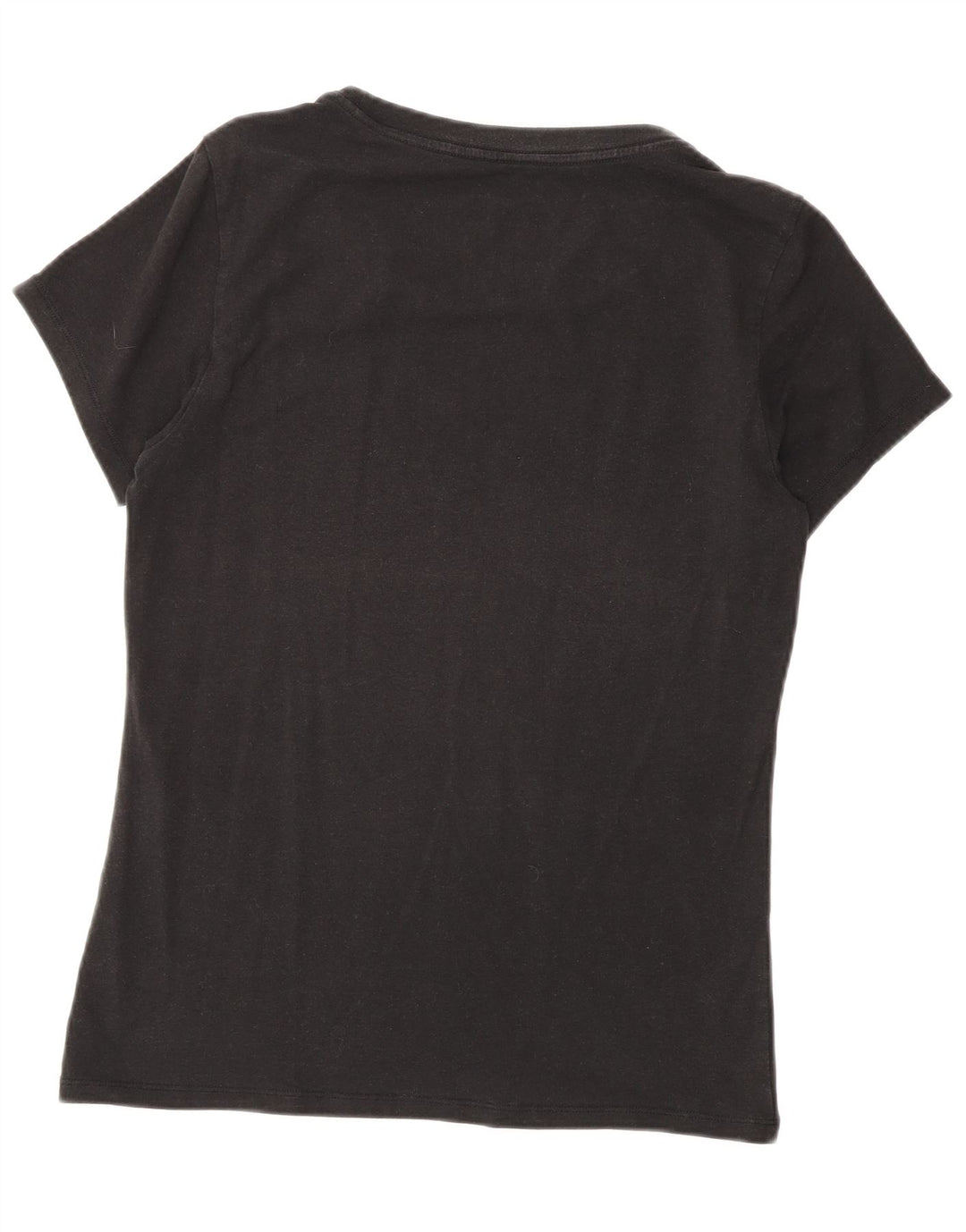 Tricou Calvin Klein pentru femei Top UK 12 Medium Black Bumbac