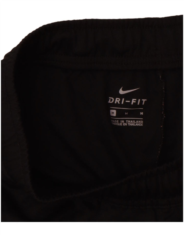 Pantaloni de trening Nike Dri Fit Graphic pentru femei UK 14 Poliester mediu negru