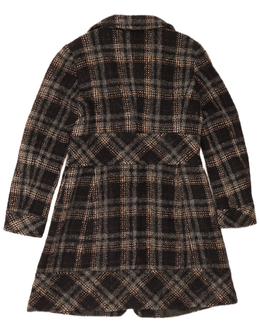 Max & Co. Palton pentru femei UK 12 Medium Black Plaid