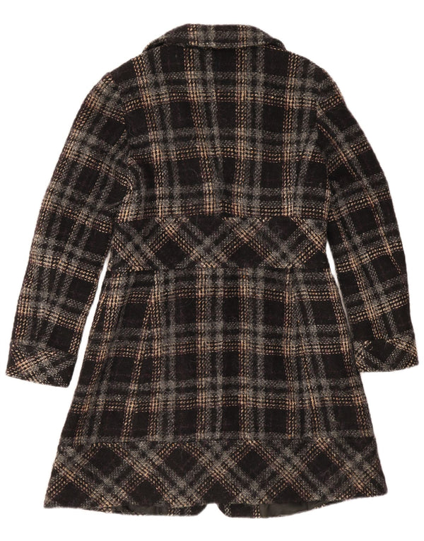 Max & Co. Palton pentru femei UK 12 Medium Black Plaid