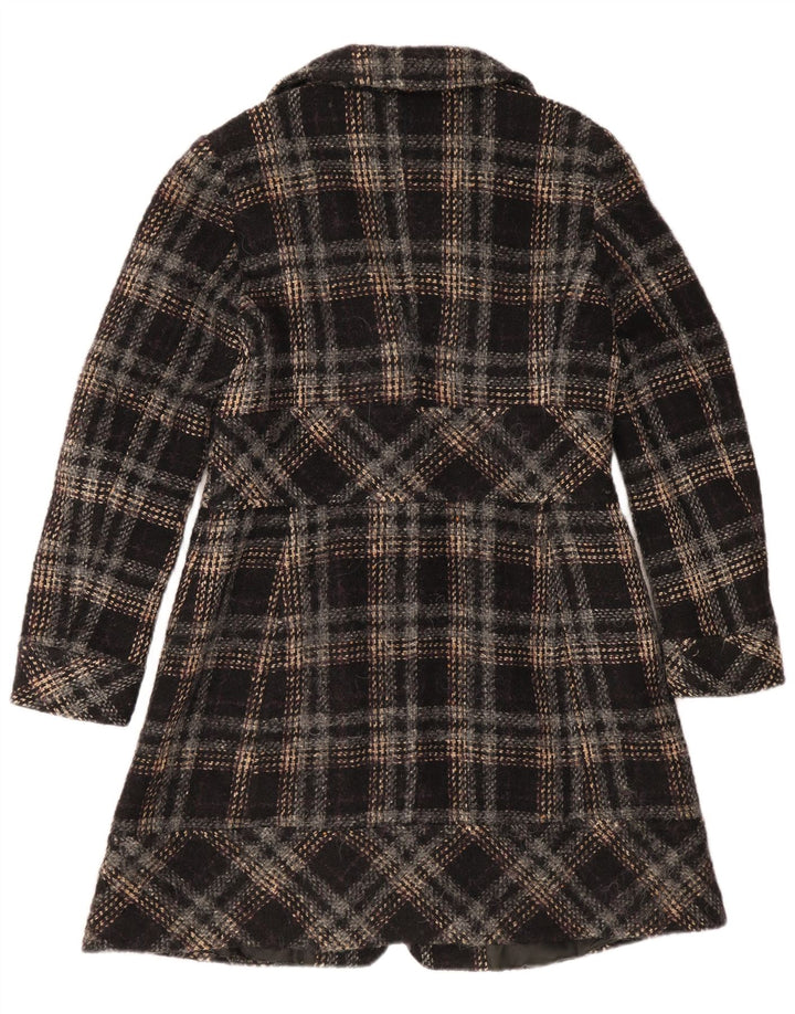 Max & Co. Palton pentru femei UK 12 Medium Black Plaid