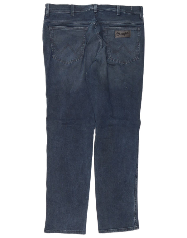 Blugi slim Texas Wrangler pentru bărbați W36 L32 bumbac bleumarin