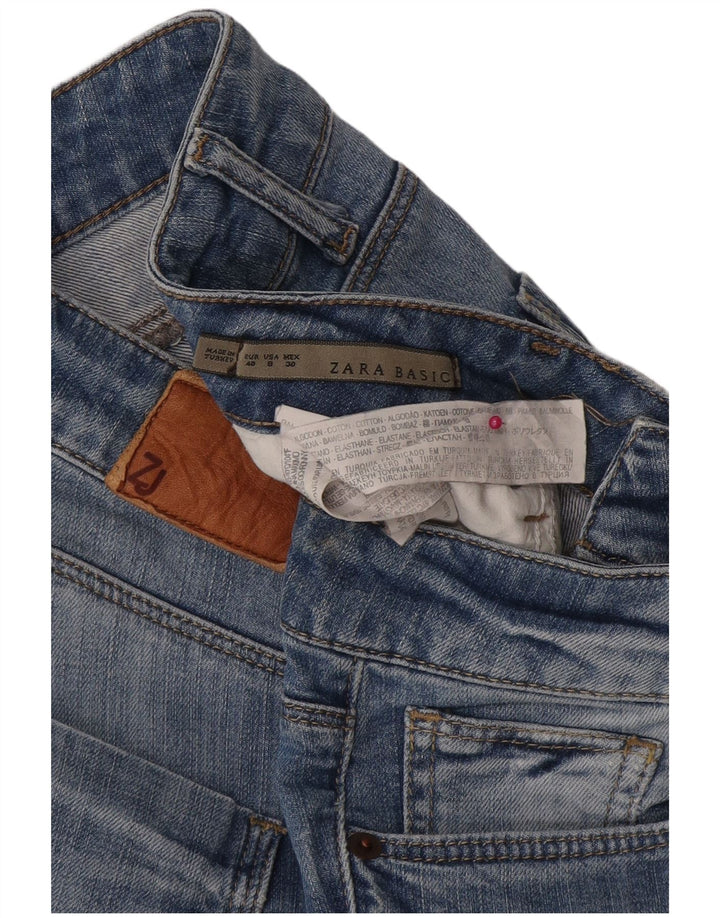 Blugi slim pentru femei Zara EU 40 Medium W30 L29 Bumbac albastru