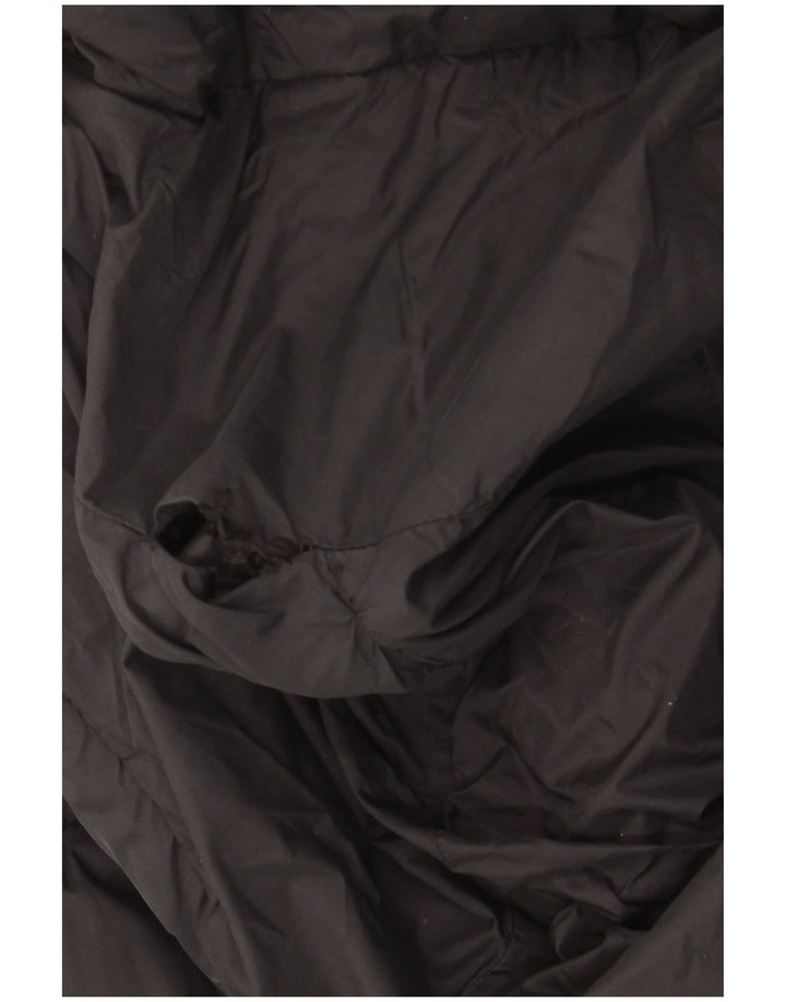 Gilet cu glugă supradimensionat pentru femei Zara UK 10 Poliester negru mic
