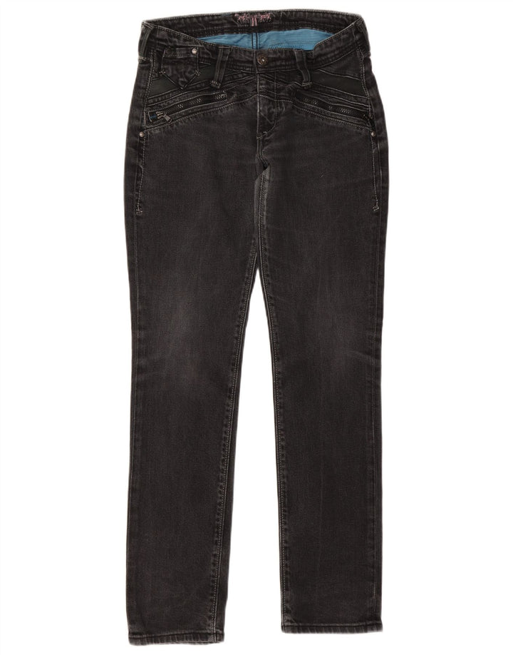 Blugi slim pentru femei LEVI'S W31 L32 bumbac negru