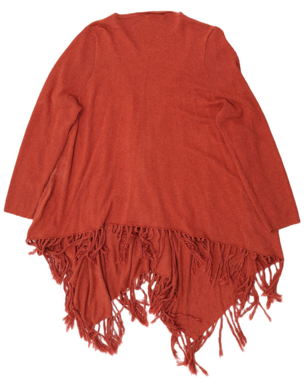 Pulover poncho pentru femei Marks & Spencer, cu autograf, UK 16, mare, maro, bumbac