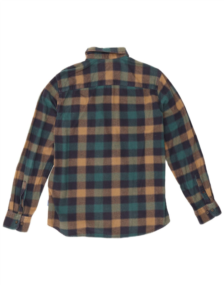 Cămașă Jack & Jones pentru bărbați din flanel mic, multicolor, din bumbac