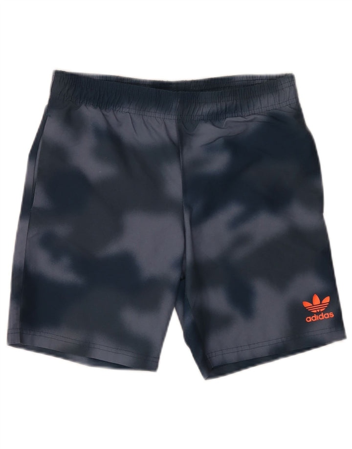 Pantaloni scurți sport pentru băieți ADIDAS Primegreen 11-12 ani, albastru, poliester de camuflaj