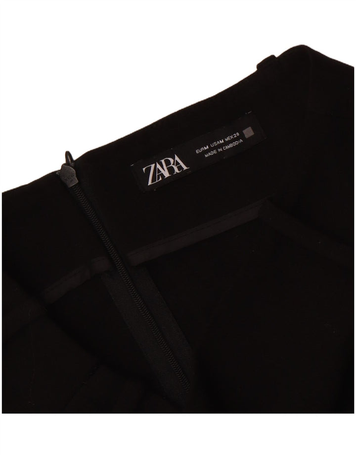Fusta Mini Zara Femei Medium W28 Negru