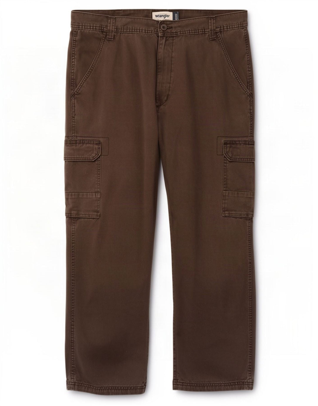 Pantaloni cargo drepti pentru bărbați Wrangler W38 L29 bumbac maro