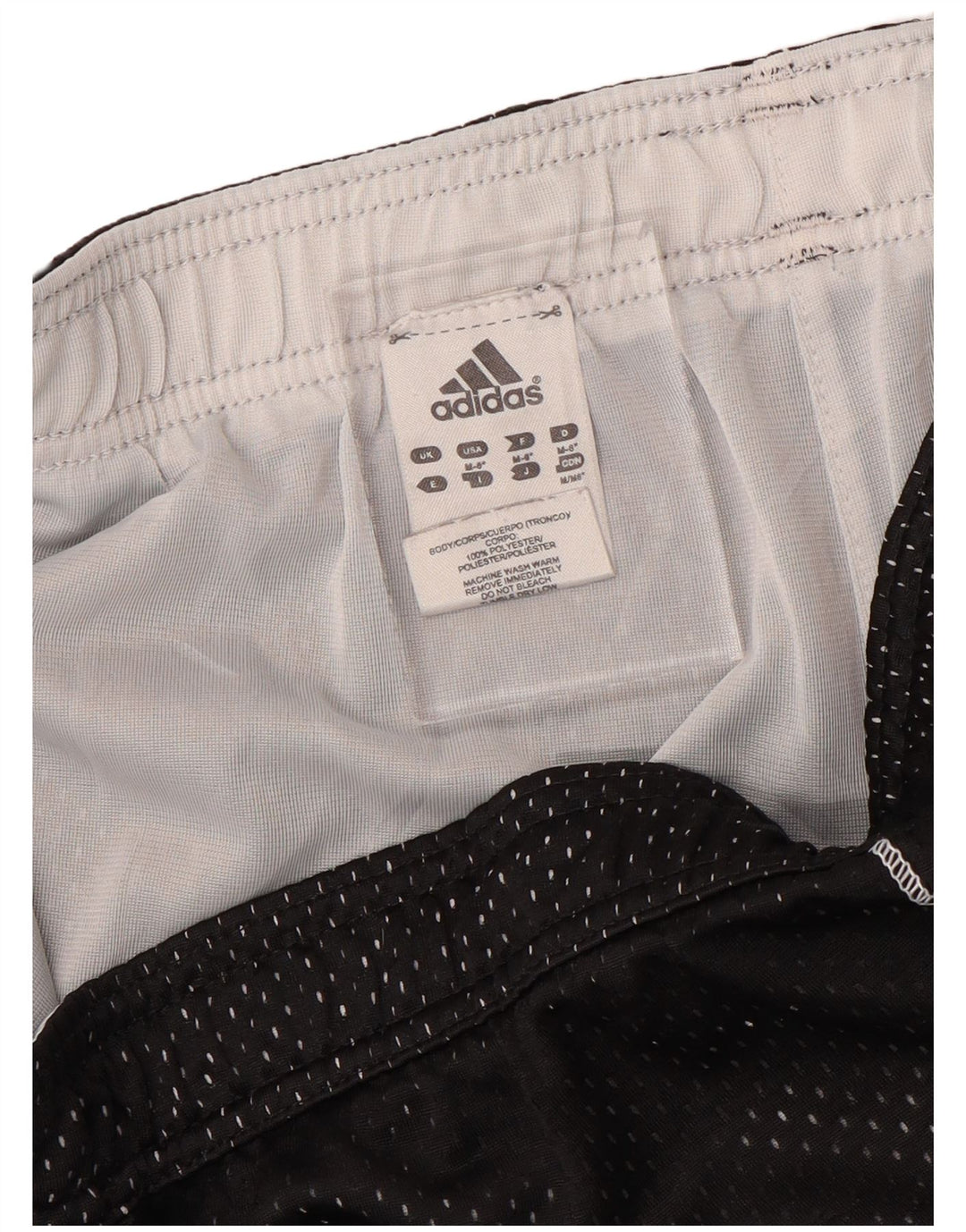 Pantaloni scurti sport ADIDAS pentru femei UK 14 Poliester mediu negru