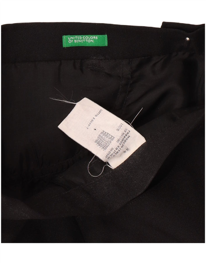 Fusta Maxi pentru femei cu talie înaltă BENETTON IT 44 Medium W25 Poliester negru