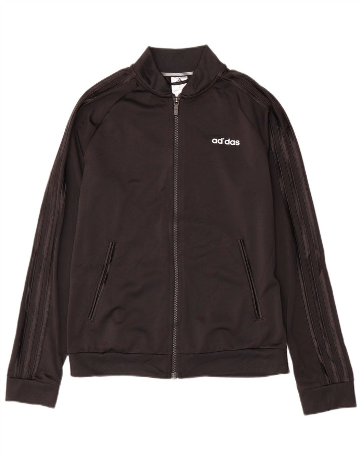 Jachetă de trening pentru femei Adidas UK 8/10 Poliester negru mic