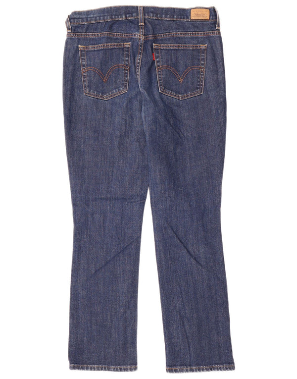 Blugi drepti pentru femei Levi's 505 US 6 Medium W32 L29 Bumbac albastru