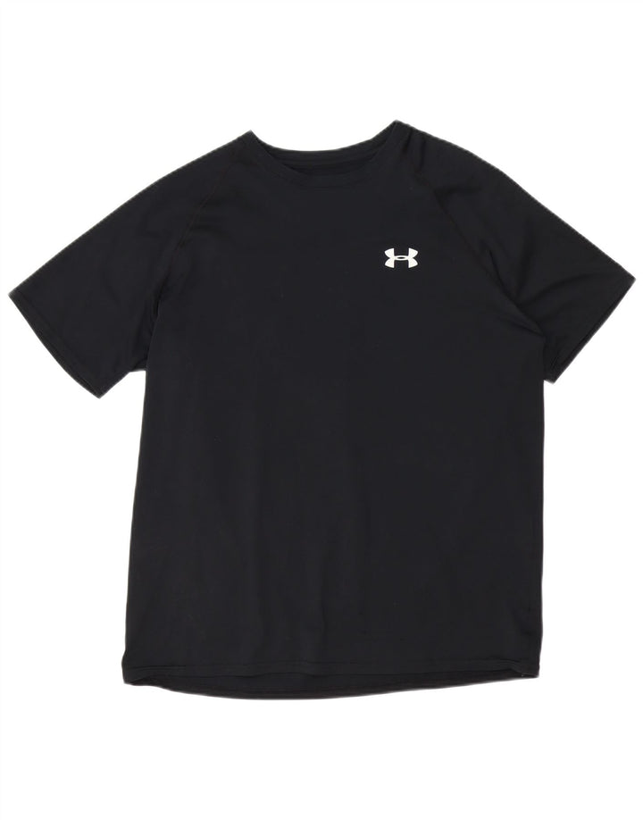 Tricou Under Armour pentru bărbați Heat Gear Top Mediu Negru
