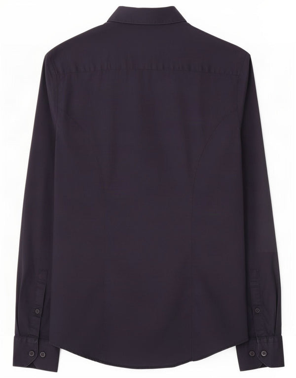 Jack Wills Cămașă pentru bărbați mică, bleumarin, bumbac