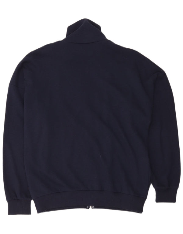 Pulover cardigan vintage pentru bărbați EU 50, mediu, bleumarin, bumbac color bloc