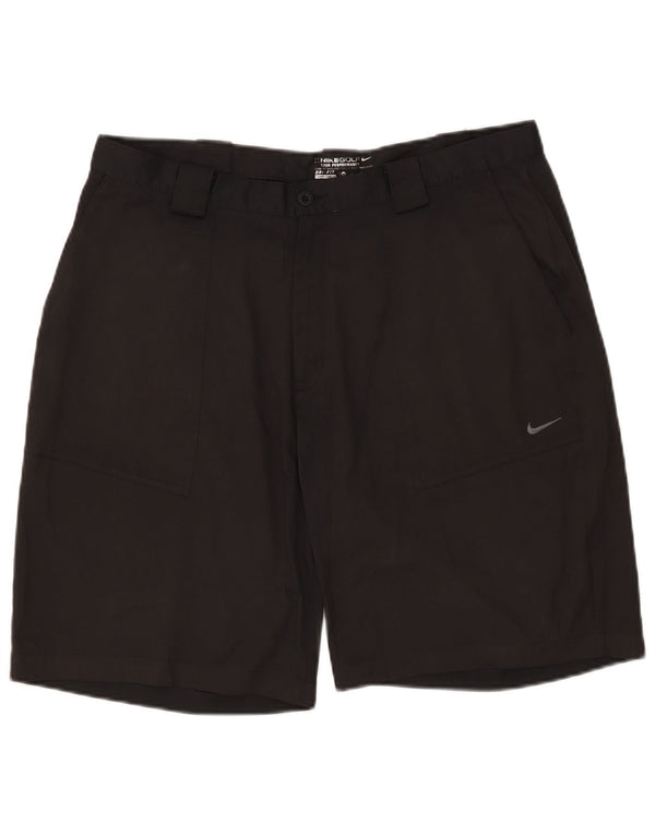 Pantaloni scurți chino Dri Fit Nike pentru bărbați W38 XL poliester negru