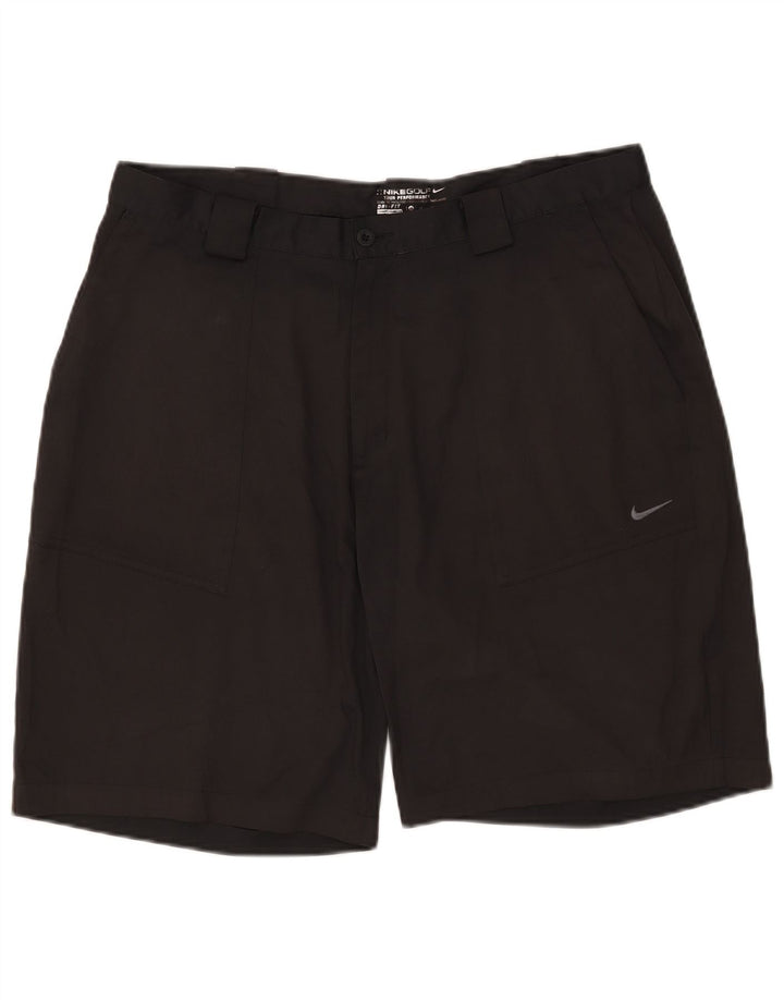 Pantaloni scurți chino Dri Fit Nike pentru bărbați W38 XL poliester negru