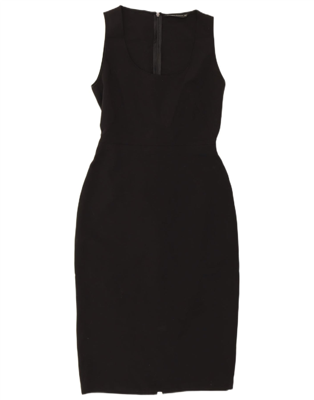 Rochie bodycon fără mâneci pentru femei Zara UK 12 Poliester mediu negru