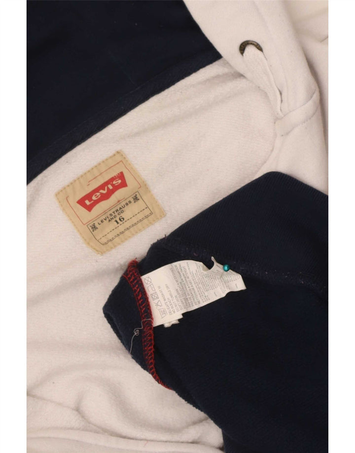 Pulover Levi's pentru băieți, cu fermoar, 15-16 ani, multicolor, color block