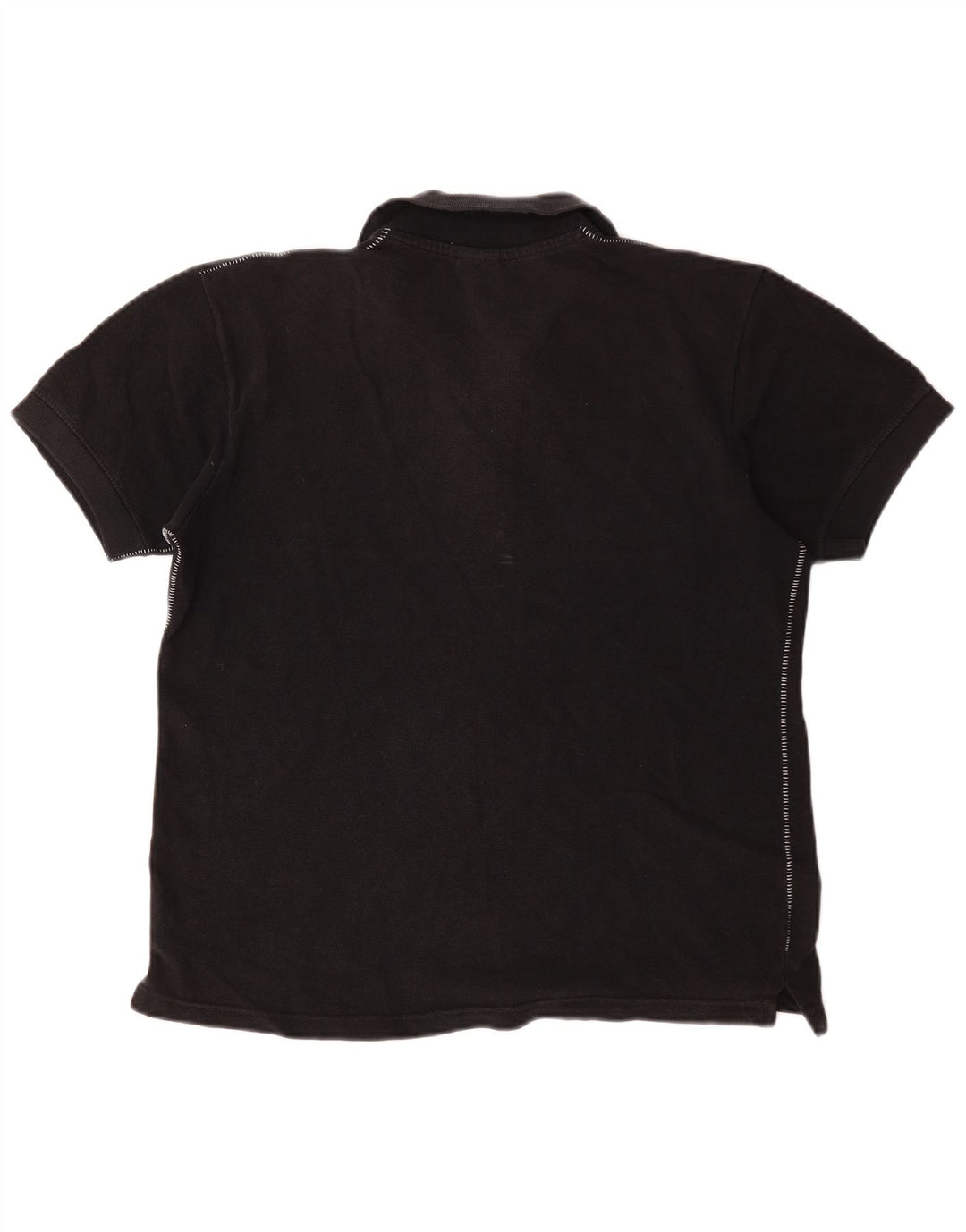 Tricou polo Nike pentru femei Marea Britanie 10/12, bumbac mediu negru