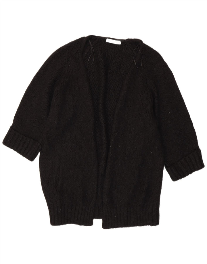 Pulover cardigan deschis supradimensionat pentru femei ZARA UK 10 Mic Negru