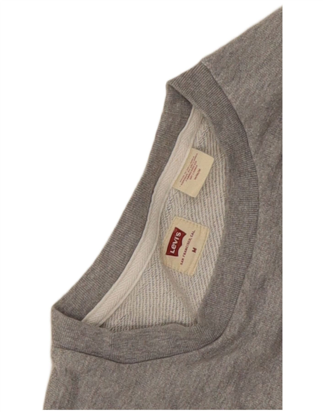 Pulover cu grafică Levi's pentru bărbați, gri mediu cu pete