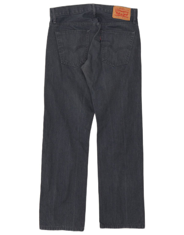 Pantaloni casual drepti pentru bărbați Levi's 514 W32 L30 bumbac bleumarin