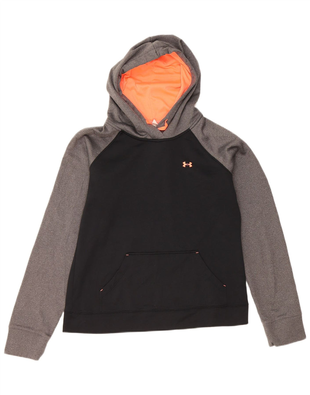 Pulover cu glugă Under Armour pentru femei UK 14 Medium Black Colorblock Poliester