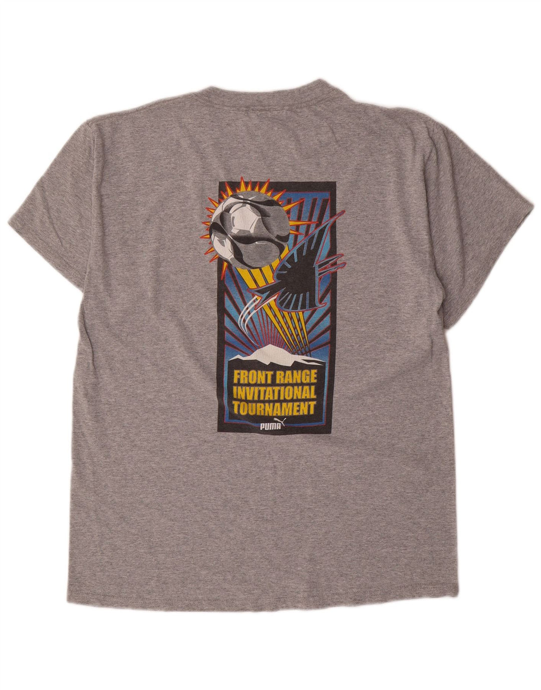 Tricou grafic PUMA pentru bărbați Top mare gri