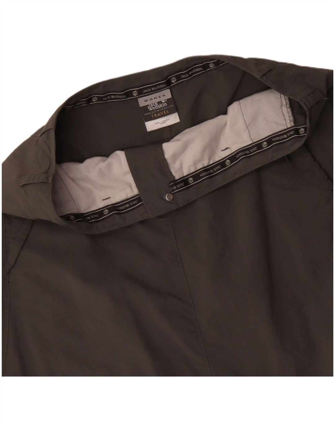 Fusta Maxi de călătorie pentru femei Jack Wolfskin UK 12/14 Mediu W32 Poliamidă gri