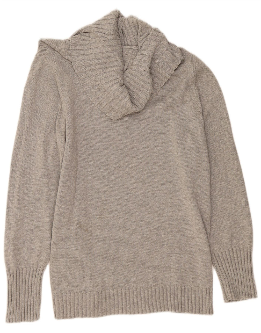 NAUTICA Pulover cu gât rulat pentru femei UK 20 2XL bumbac gri