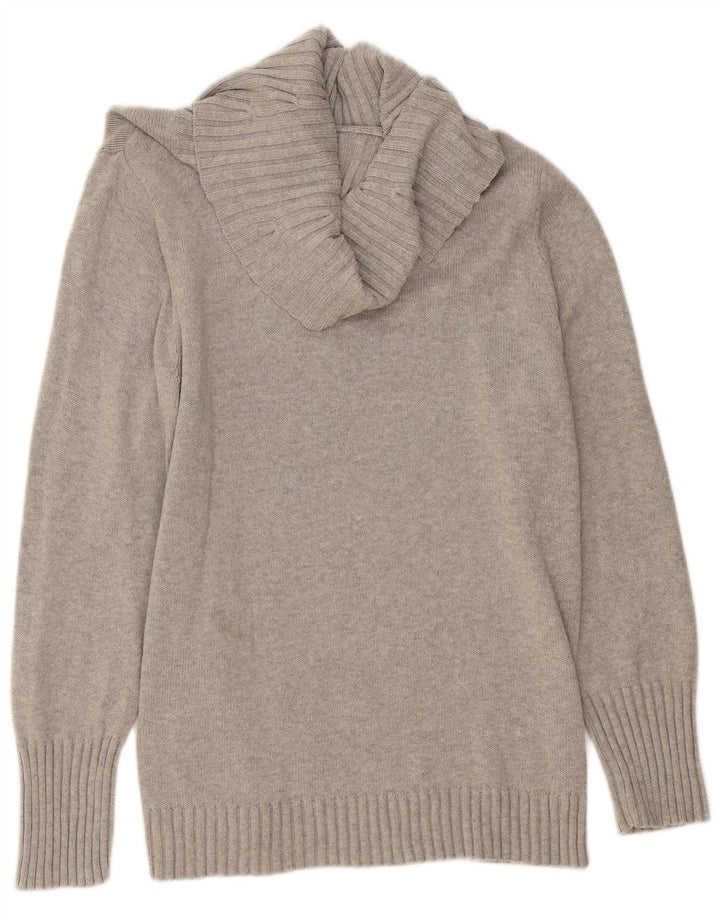 NAUTICA Pulover cu gât rulat pentru femei UK 20 2XL bumbac gri