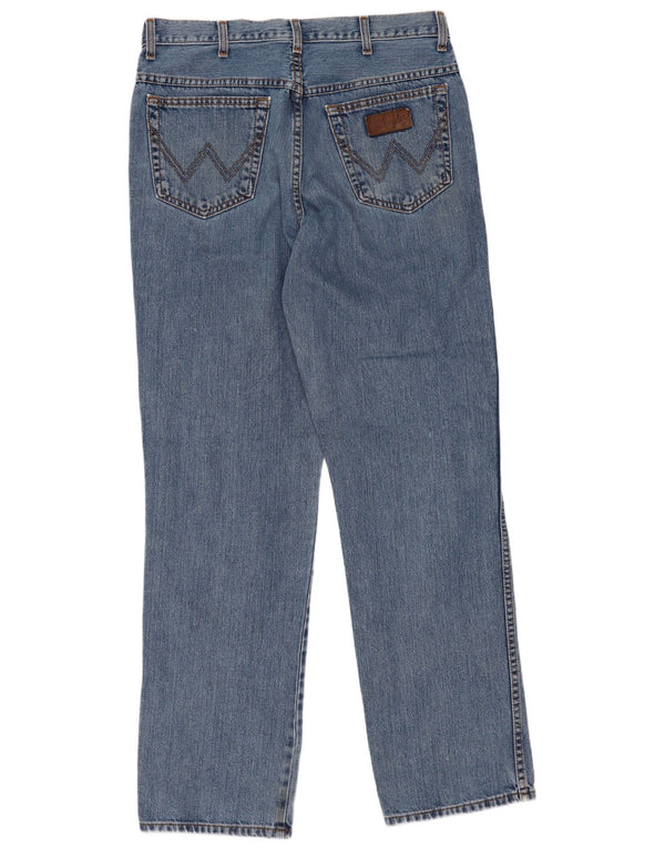Blugi drepte pentru bărbați Wrangler Ohio W34 L34 bumbac albastru