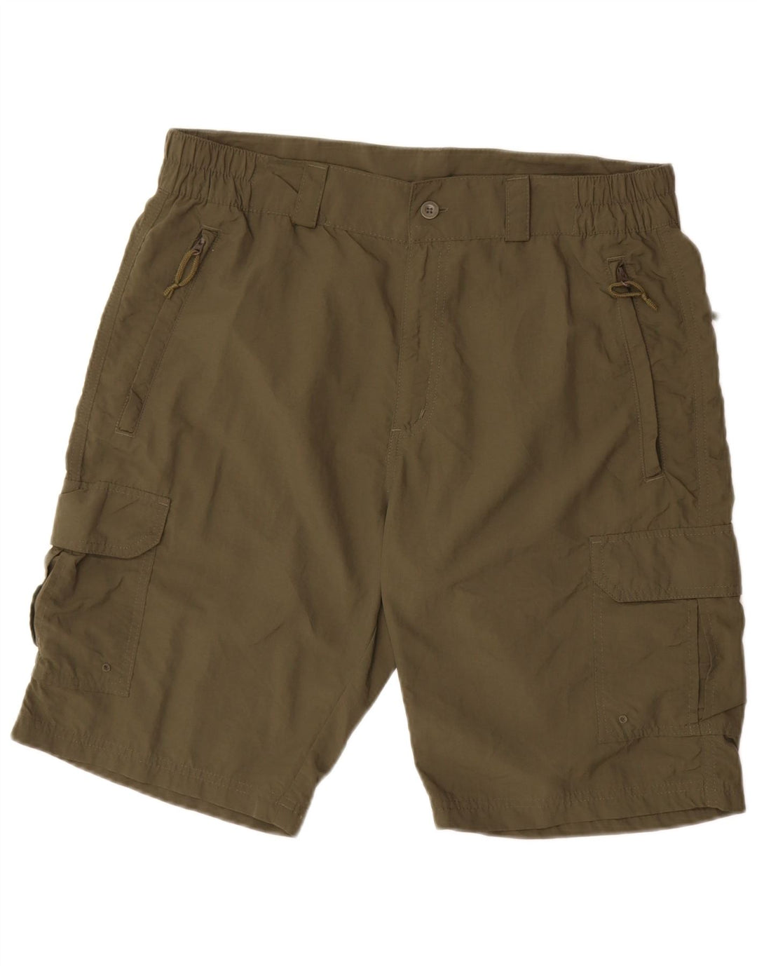 MOUNTAIN WAREHOUSE Pantaloni scurți cargo pentru bărbați W34 Large Kaki Nylon