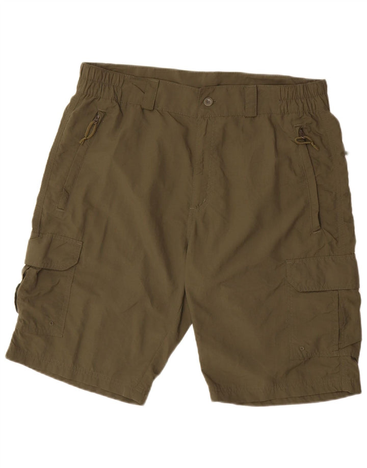 MOUNTAIN WAREHOUSE Pantaloni scurți cargo pentru bărbați W34 Large Kaki Nylon