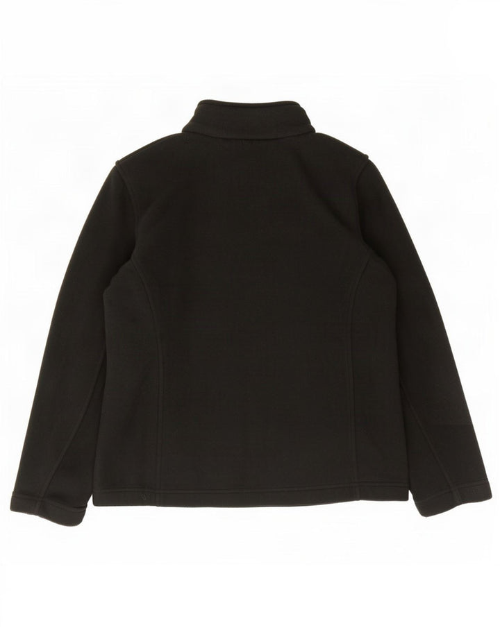 Jachetă fleece supradimensionată pentru femei Marks & Spencer UK 10 Poliester negru mic