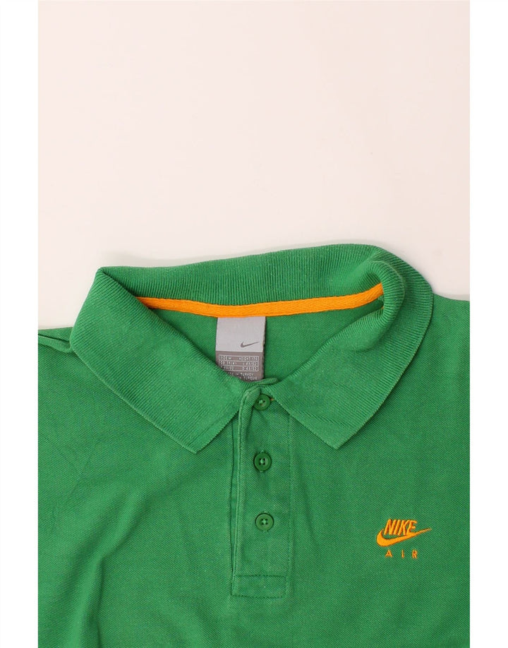 NIKE Mens Polo Shirt UK 39/40 Medium Green Cotton Vintage Nike and Second-Hand Nike from Messina Hembry 