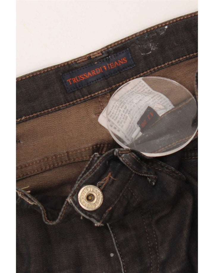 Blugi drepti pentru femei Trussardi W28 L28 negri