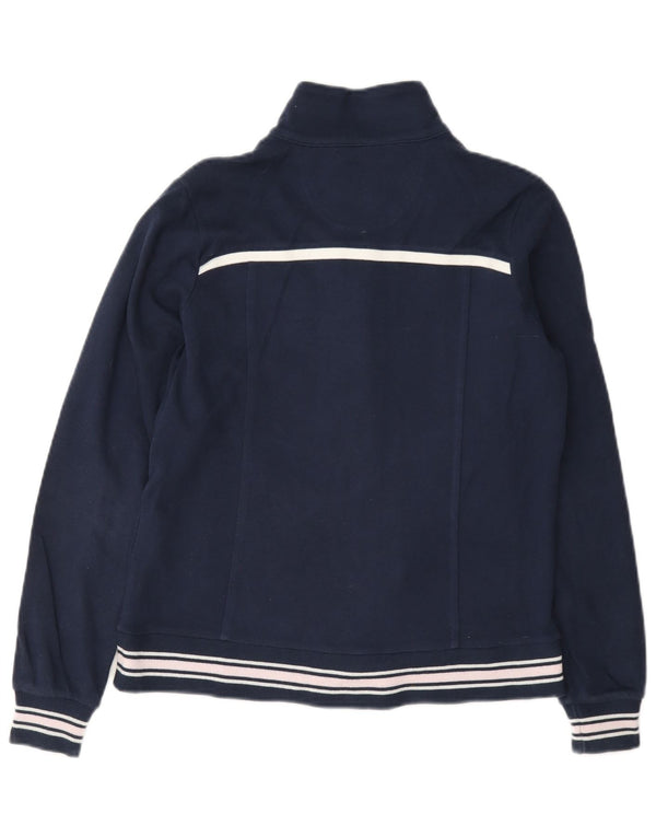 Jachetă de top pentru trening pentru femei Champion Easy Fit UK 10 Bumbac bleumarin mic